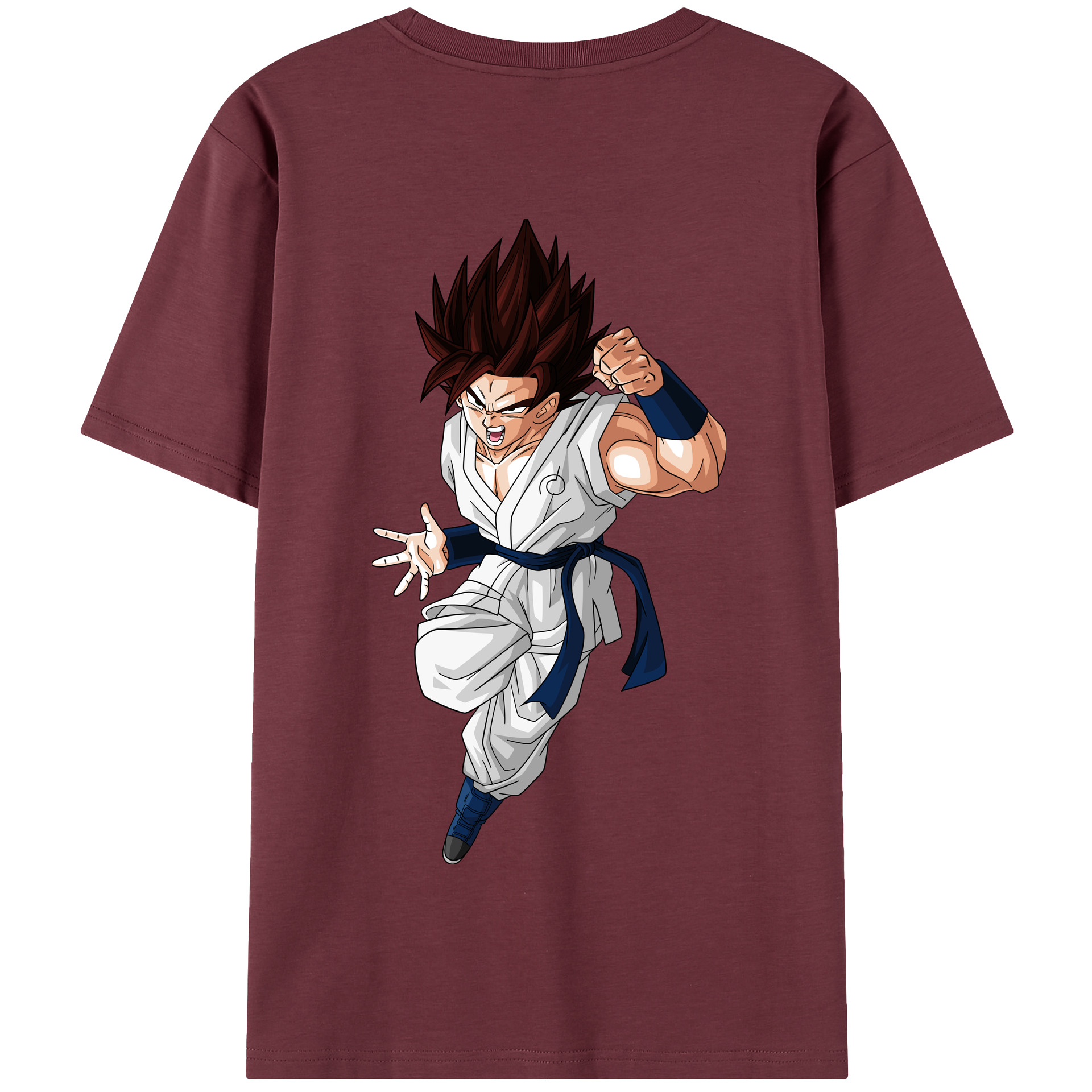 （画像用） ドラゴンボール 孫 悟飯（そんごはん）DRAGON BALL Son Gohan 綿100％半袖Tシャツ（背面プリント）